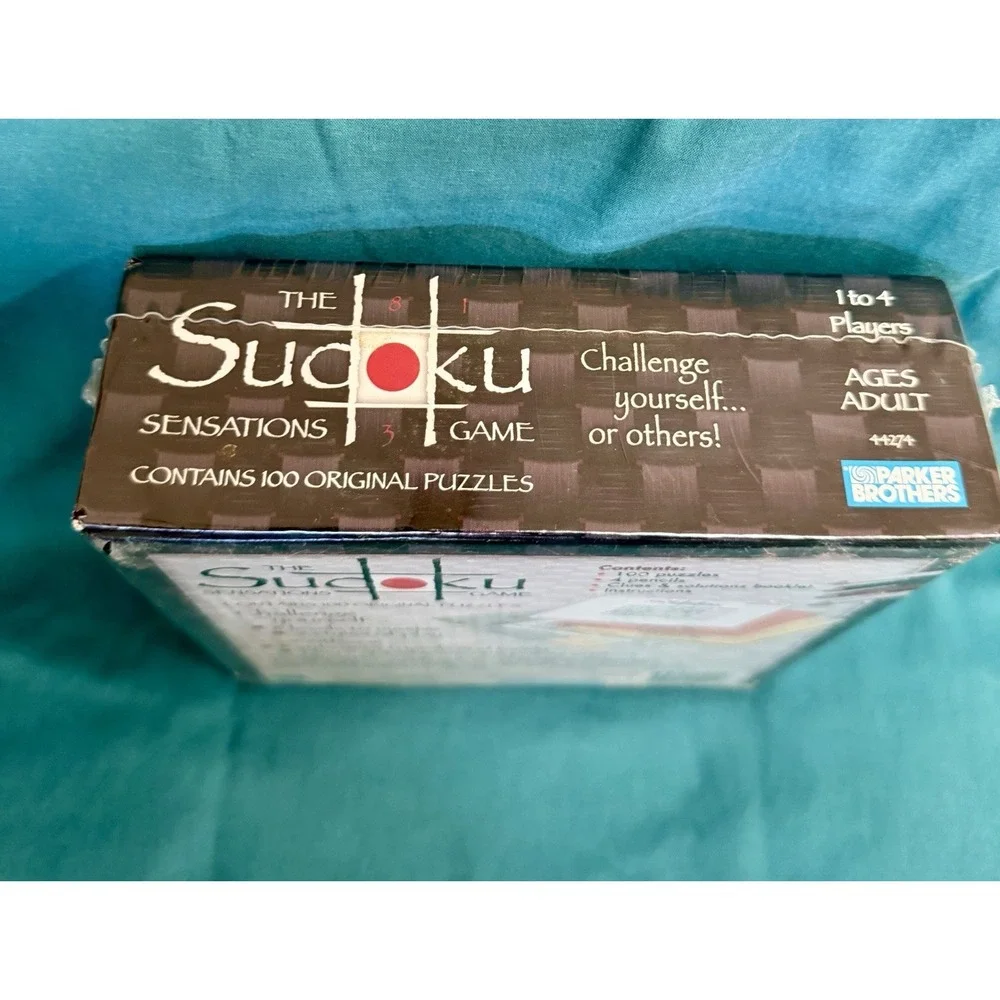 Sudoku Sensations‎ Game Parker Bros 2005 New In Wrap 100 Puzzles